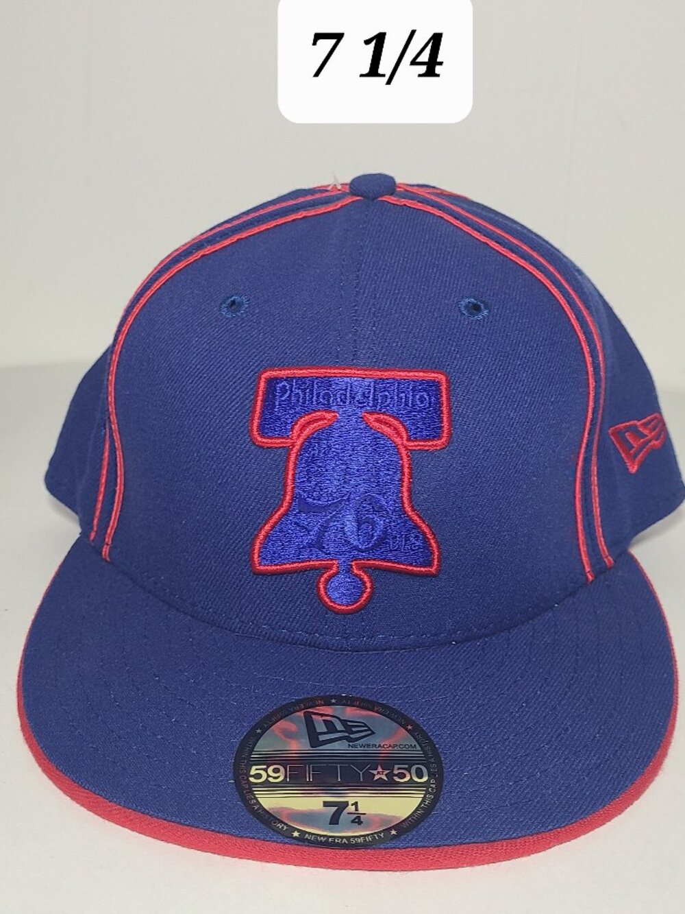 New Era 59Fifty Philadelphia 76ers Hardwood Classics Fitted 7 1/4 NWT Made/USA